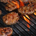 Grilling burgers